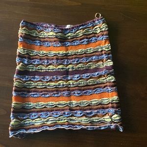 Missoni pucker stripe tube top/skirt